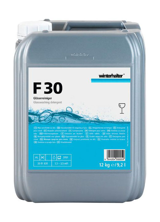 Winterhalter Gläsermaschinen-Reiniger F-30 – 12 Kg Kanister Für Gewerbliche Gläserspülmaschinen