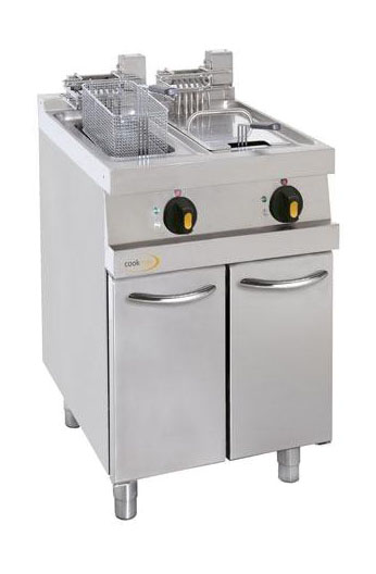 Cookmax Elektro-Fritteuse 2 x 10 Liter 400 V 18 kW 700er Serie