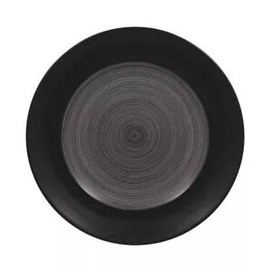 Teller rund Ø27cm Fusion Trinidad grau RAK