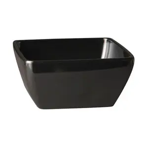 Schale 25x25cm 12cm hoch Pure Melamin schwarz Assheuer & Pott
