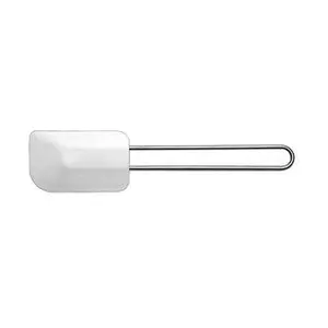 Stielschaber 120x75 mm weiss mit elastischem Blatt 