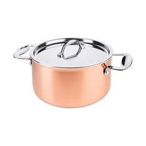Fleischtopf Kupfer 24 cm Contacto