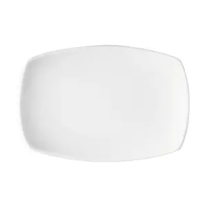 Platte 36x23cm coup Options Weiss Bauscher