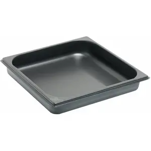 GN-Behälter GN 1/2 H= 40 mm Edelstahl beschichtet Cookmax silver