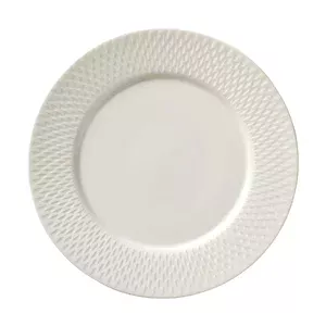 Teller flach 31 cm Fahne Relief Purity Reflections Bauscher