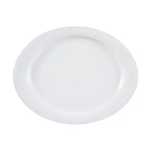 Platte oval 29x23,7cm Arcadia weiss Lubiana Porzellan