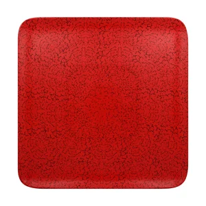 Teller quadratisch 30cm Fusion Ruby rot/schwarz RAK
