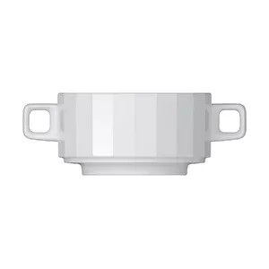 Suppenobertasse stapelbar 0,30l Edge weiß Bauscher