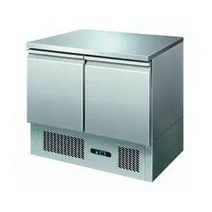 Kühltisch mit 2 Türen 90 x 70 x 87   230 V / 0,23 kW Cookmax orange