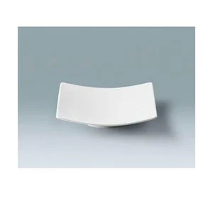 Teller halbtief coup eckig 16 cm Fine Dining Form 900 weiss      - MU - Schönwald