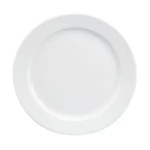 Teller flach Fahne 24 cm Form 898 weiss Schönwald