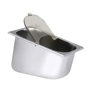 Besteckeinsatz GN 1/4 mit auf- klappbarem Plexiglasdeckel Contacto