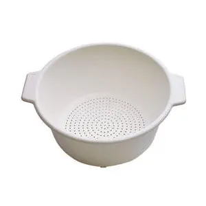 Seiher PP Ø 36cm weiss 2 Muschelgriffe 