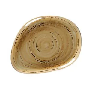 Teller 22x16,7cm organisch Rakstone Spot garnet RAK