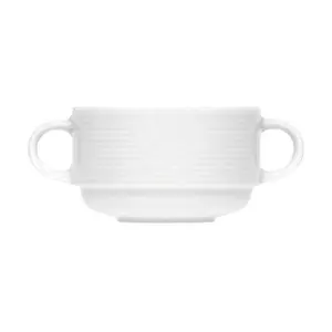 Suppen-Obere 0,27 ltr. Stapelb. 2555/27 Carat Weiss Bauscher