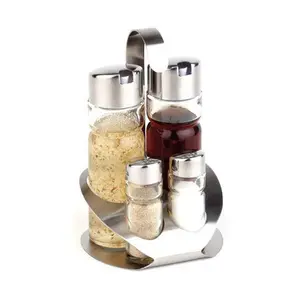 Menage 4tlg. PRO 18/10 Edelstahl matt 12,5x11cm Assheuer & Pott