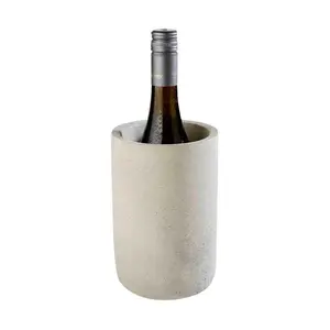 Flaschenkühler H.19cm Beton Assheuer & Pott