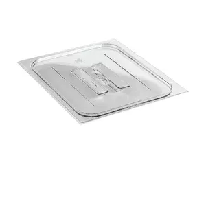 GN-Deckel GN 1/6 176x162mm m. Griff o.Aussparung Copolymer BPA-frei Cookmax black