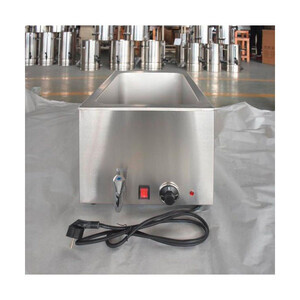 Wasserbad GN 1/1 / tief 205 mm mit Hahn ohne Einsätze 230V/50Hz/1,2W 
