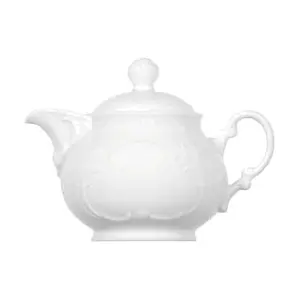 Teekanne 0,35 ltr. Komplett     5701/35 Mozart Weiss Bauscher