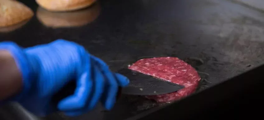 Griddleplatte für Burger