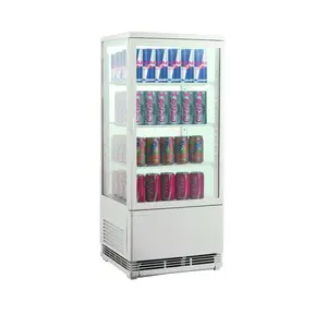Tischkühlvitrine, 78 l 42,8 x 38,6 x 96,0 230 V / 0,18 kW Cookmax orange