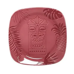 Teller quadr. 27x27cm Fusion Aztek pink RAK