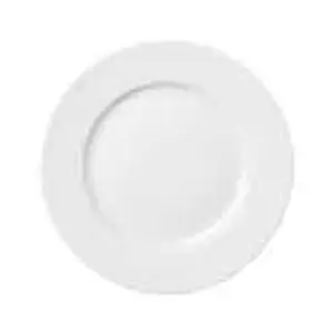 Teller flach Ø 27 cm weiss Eco Porzellan 