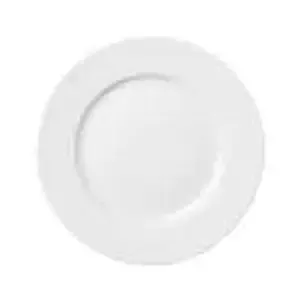 Teller flach Ø 27 cm weiss Eco Porzellan 