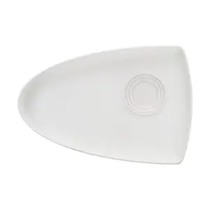 Setplatte 263x176mm asymmetrisch Enjoy weiss, 3 Spiegel Bauscher