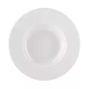 Teller tief Fahne 24 cm Fine Dining Form 900 weiss      - MU - Schönwald