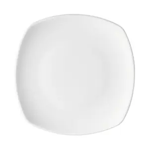 Teller flach 21cm viereckig Options Weiss Bauscher