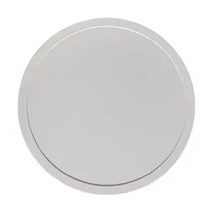 Deckel grau flach Ø202 Kunststoff-Deckel Bauscher