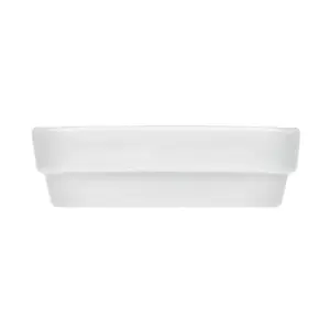 Schale 11cm rechteckig        9403/11 Porzellan weiss Bauscher