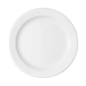 Teller flach 19cm Fahne          1150/19 B1100 Weiss Bauscher