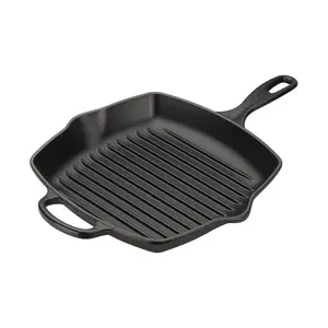 Grillpfanne 26x26 cm Guss Signature schwarz Le Creuset