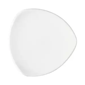 Teller flach 11cm coup dreieckig Options weiss Bauscher