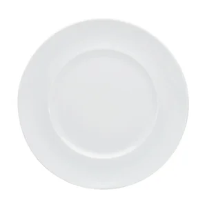 Teller flach 32 cm rund Fahne Enjoy weiss                       - MU - Bauscher