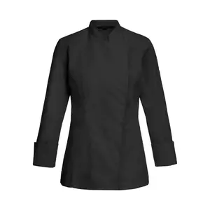 Damen-Kochjacke Gr.S schwarz Cuisine Basic 65%PES 35%CO Greiff since 1902