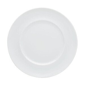 Teller flach 32 cm rund Fahne Enjoy weiss                       - MU - Bauscher