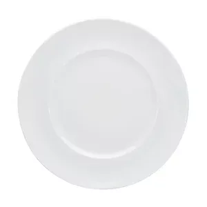 Teller flach 32 cm rund Fahne Enjoy weiss                       - MU - Bauscher