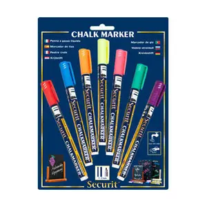 Kreidemarker Stärke 1-2mm bunt 7er 
