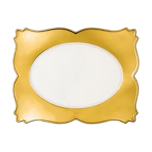 Platte rechteckig 42x33cm Opulence King Golden RAK