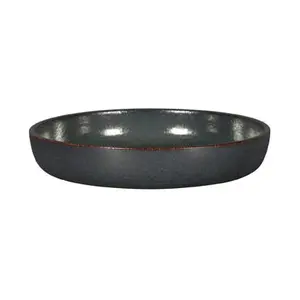 Teller tief rund 24cm Rakstone Caldera Blau Grün RAK
