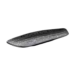 Tablett 30x11cm H.3 cm schwarz Glamour Assheuer & Pott
