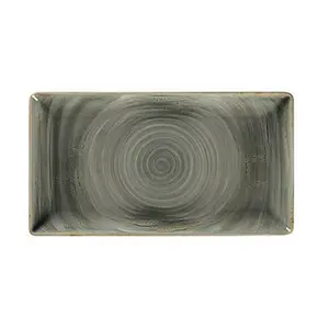 Teller rechteckig 33,5x18,1cm Rakstone Spot peridot RAK