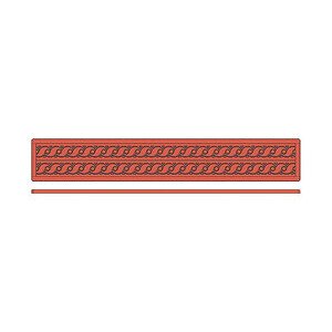Reliefmatte 60x8cm Wellen Contacto