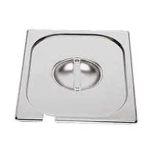 Deckel GN 1/6 mit Löffelausschnitt Edelstahl 
