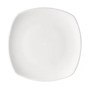 Etagerenteller flach 27cm coup viereck Options weiss Bauscher