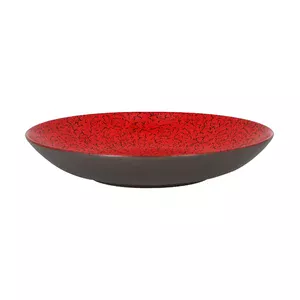 Teller tief 23cm coup Fusion Ruby rot/schwarz RAK